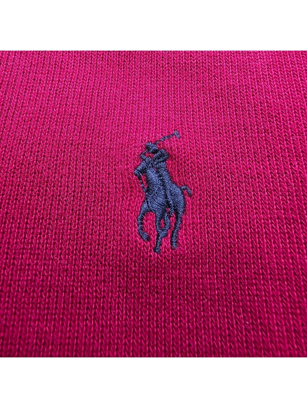 Polo Ralph Lauren 1/4 Zip Pullover Men's XL Red 100% Cotton Sweatshirt Pony
